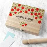Personalised Wooden Recipe Box