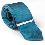 Personalised Rhodium Plated Tie Clip