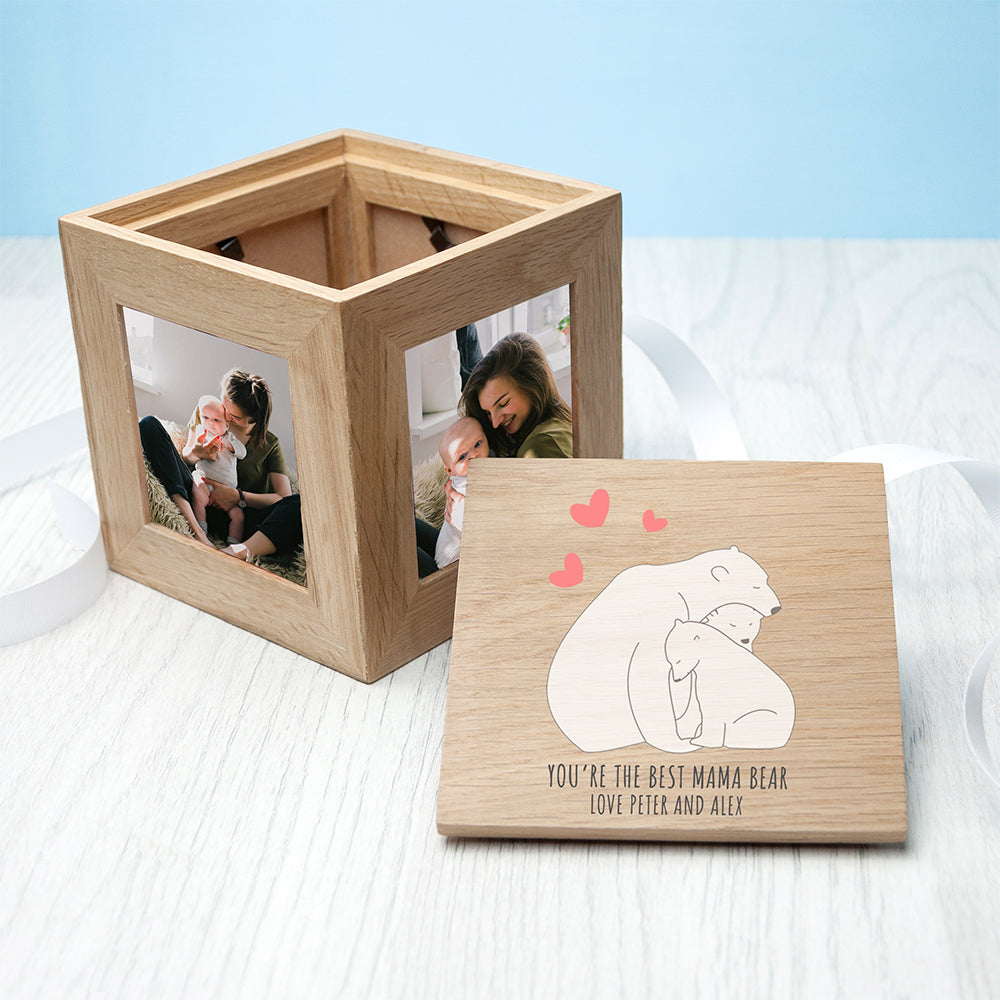 Personalized Gift Frame Custom Flipbook Photo Frame With Light Hand Cranked Animation B 641569
